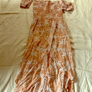 Off the shoulder Hawaiian dress